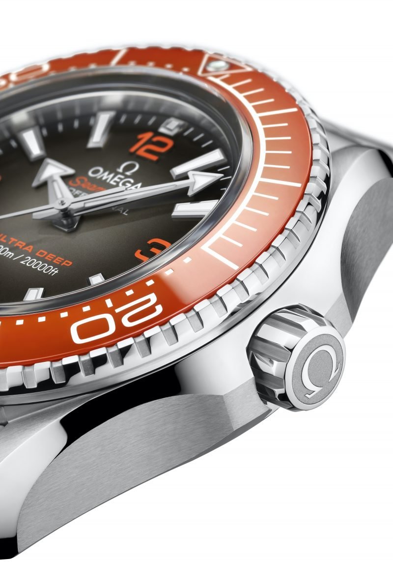 Shop Omega Seamaster Planet Ocean 6000M 45.5mm Black Dial Silver Steel Strap Watch for Men - 21530462106001 in USA