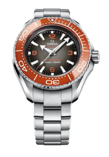 Shop Omega Seamaster Planet Ocean 6000M 45.5mm Black Dial Silver Steel Strap Watch for Men - 21530462106001 in USA