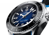 Shop Omega Planet Ocean 6000M Co Axial Master Chronometer 45.5mm Blue Dial Black Rubber Strap Watch for Men - 21532462103001 in USA