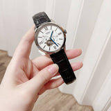 Fossil Townsman Automatic Chronograph White Dial Blue Leather Strap Watch for Men - ME3167 Buy Now By Fossil