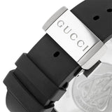 Shop Gucci Dive Analog Quartz Black Dial Black Rubber Strap Watch For Men - YA136204 in USA