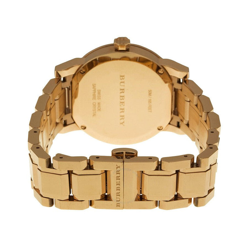 Burberry The City Light Brown Dial Rose Gold Steel Strap Watch for Women - BU9005 Buy Now By Burberry