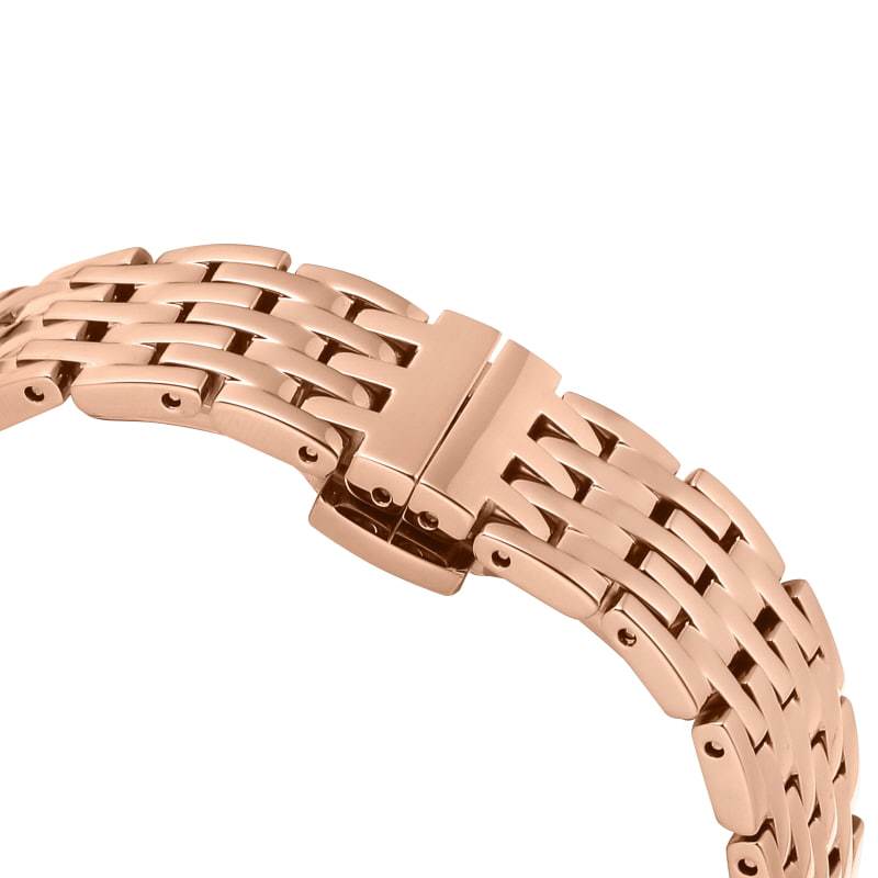 Swarovski Crystalline Chic Analog Silver Dial Rose Gold Steel Strap Watch for Women - 5544590 Buy Now By Swarovski