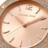Michael Kors Lennox Three Hand Rose Gold Dial Rose Gold Mesh Strap Watch For Women - MK7336 Buy Now By Michael Kors