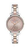 Michael Kors Sofie Quartz Rose Gold Dial Two Tone Steel Strap Watch For Women - MK3972