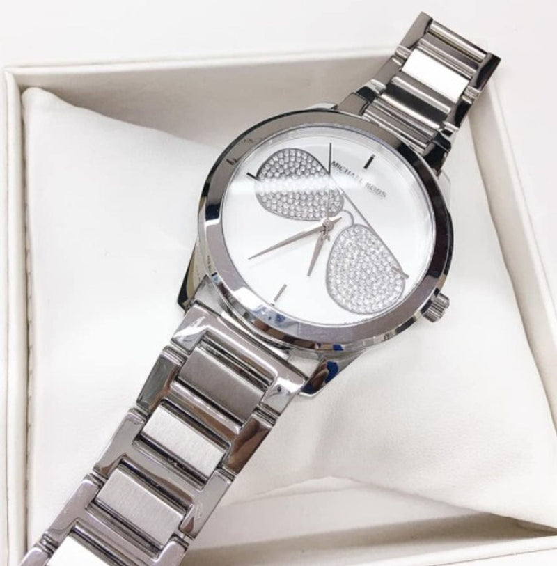 Michael Kors Harman Analog Silver Dial Silver Steel Strap Watch For Women - MK3672 Buy Now By Michael Kors
