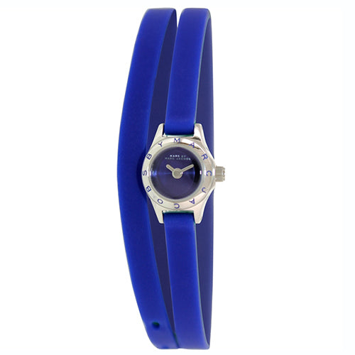 Shop Marc Jacobs Blade Blue Dial Blue Leather Strap Watch for Women - MBM1342 in USA