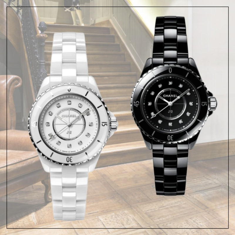 Chanel J12 Quartz Diamonds Black Dial Black Steel Strap Watch for Women - J12 H5701 Buy Now By Chanel