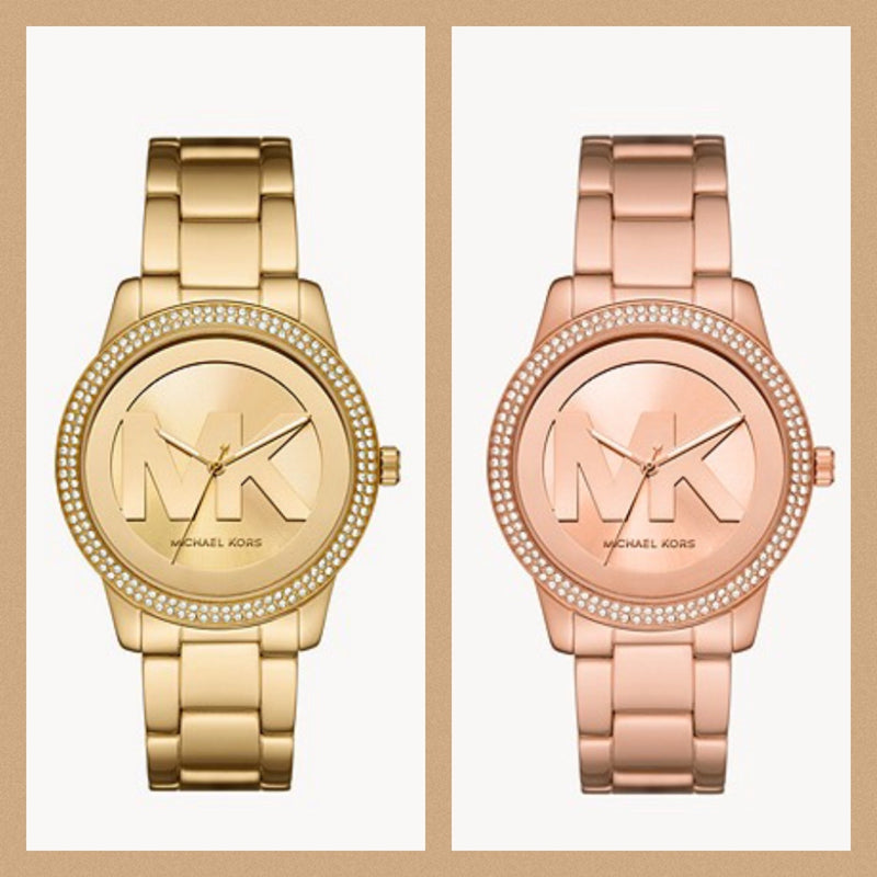 Michael Kors Tibby Three Hand Gold Dial Gold Steel Strap Watch For Women - MK6879 Buy Now By Michael Kors