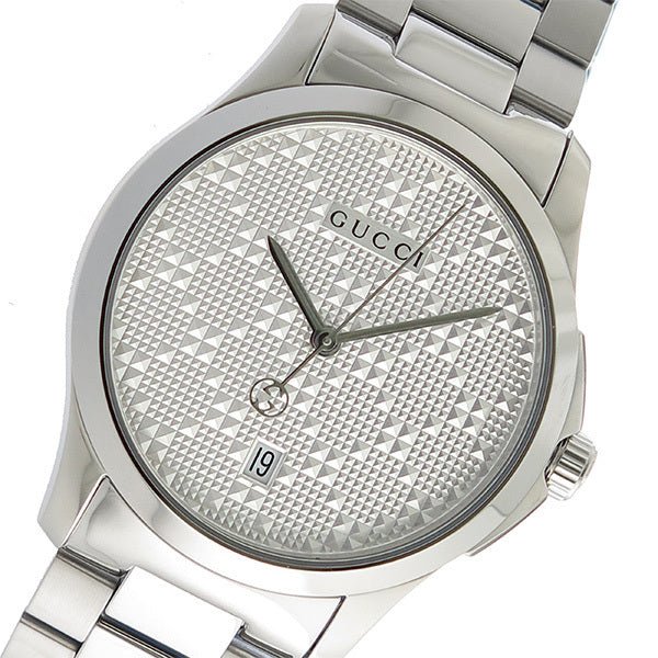 Gucci G Timeless Quartz Silver Dial Silver Steel Strap Watch For Women - YA126459 Buy Now By Gucci