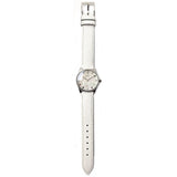 Gucci G-Timeless Mother of Pearl White Dial White Leather Strap Watch For Women - YA126597