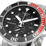 Tissot Seastar 1000 Chronograph Black Dial Silver Steel Strap Watch For Men - T120.417.11.051.01 Buy Now By Tissot