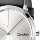 Calvin Klein Minimal Black Dial Black Leather Strap Watch for Men - K3M211C3 Buy Now By Calvin Klein