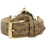 Michael Kors Parker Three Hand Gold Dial Brown Leather Strap Watch For Women - MK2973 Buy Now By Michael Kors
