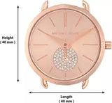 Michael Kors Portia Analog Quartz Rose Gold Dial Rose Gold Steel Strap Watch For Women - MK3839 Buy Now By Michael Kors