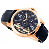 Fossil Grant Twist Multifunction Blue Dial Blue Leather Strap Watch for Men - ME1162 Buy Now By Fossil