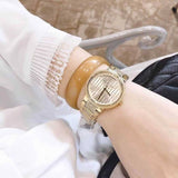 Michael Kors Gabbi Crystals Gold Dial Gold Steel Strap Watch For Women - MK3985 Buy Now By Michael Kors