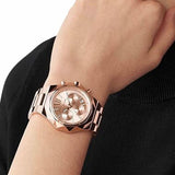 Michael Kors Raquel Analog Rose Gold Dial Rose Gold Steel Strap Watch For Women - MK4688 Buy Now By Michael Kors