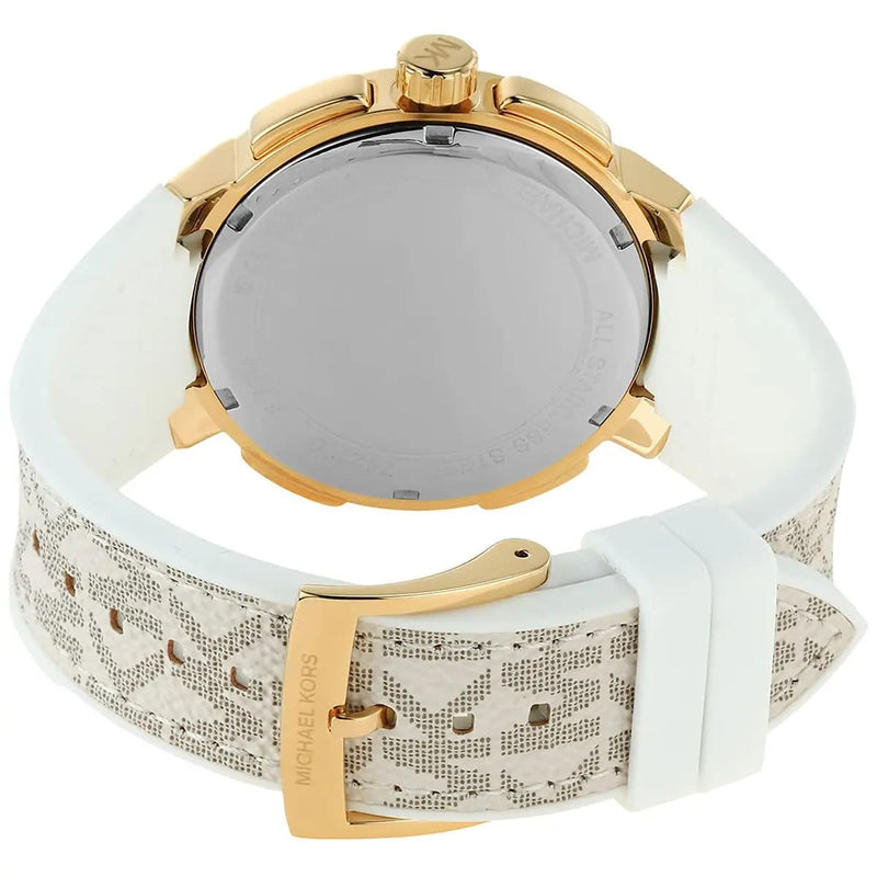 Michael Kors Sydney Quartz White Dial White Leather Strap Watch For Women - MK7221 Buy Now By Michael Kors