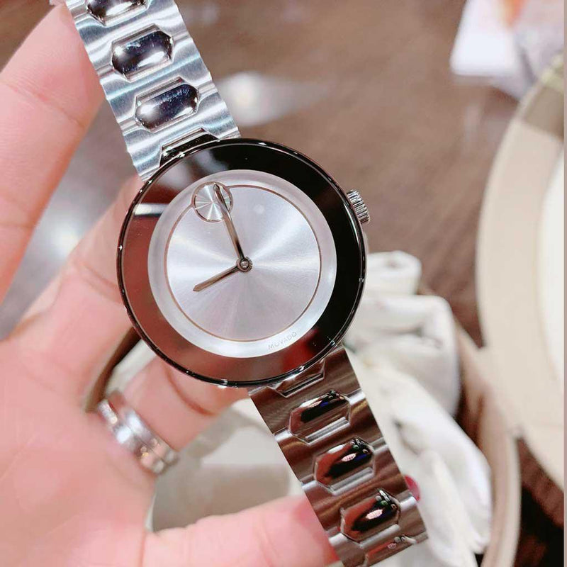 Movado Bold Silver Dial Silver Steel Strap Watch For Women - 3600381 Buy Now By Movado