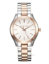Michael Kors Runway White Dial Two Tone Stainless Steel Strp Watch for Women - MK3204A Buy Now By Michael Kors