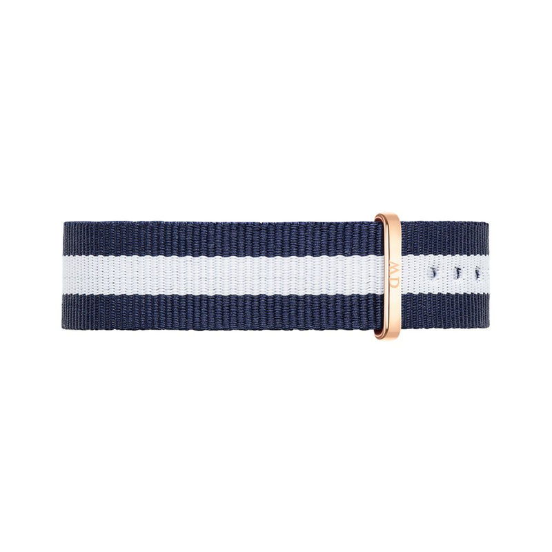 Daniel Wellington Classic Glasgow White Dial Two Tone NATO Strap Watch For Women - DW00100031 Buy Now By Daniel Wellington