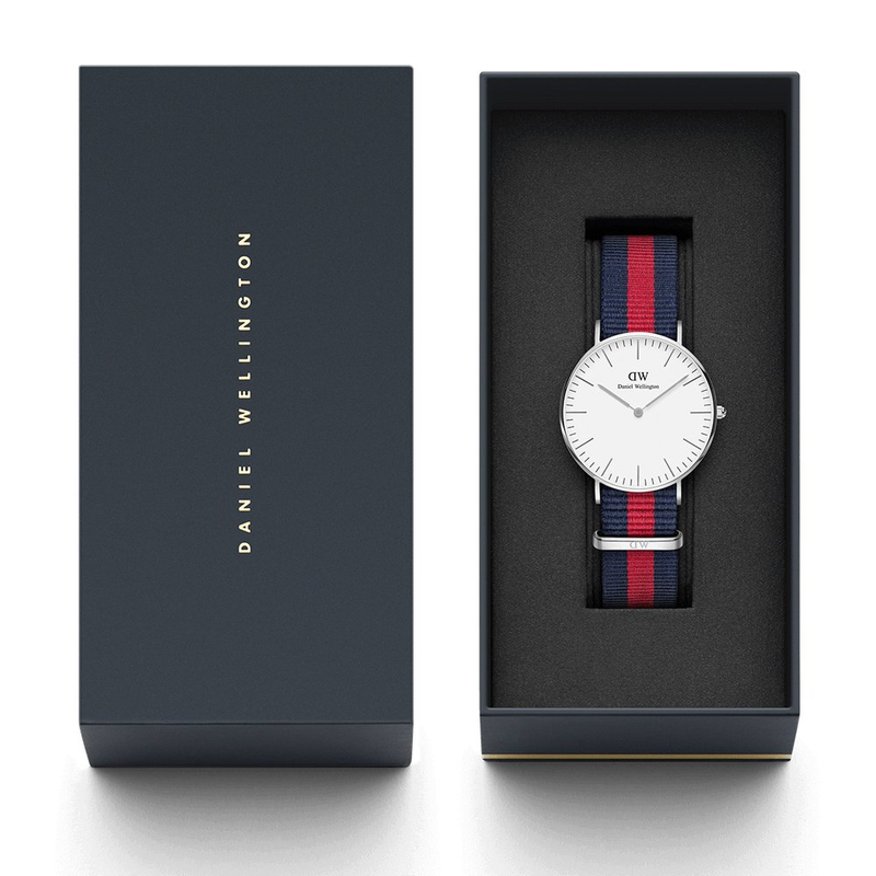 Daniel Wellington Classic Oxford White Dial Two Tone NATO Strap Watch For Women - DW00100046 Buy Now By Daniel Wellington