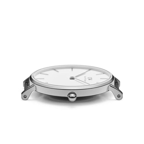 Daniel Wellington Classic Petite Cornwall White Dial Black NATO Strap Watch For Women - DW00100254 Buy Now By Daniel Wellington