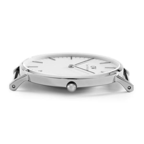 Daniel Wellington St Mawes White Dial Brown Leather Strap Watch For Men - DW00100052 Buy Now By Daniel Wellington