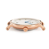 Daniel Wellington Dapper Bristol White Dial Brown Leather Strap Watch For Women - DW00100094 Buy Now By Daniel Wellington