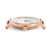 Daniel Wellington Dapper York White Dial Brown Leather Strap Watch For Women - DW00100093 Buy Now By Daniel Wellington
