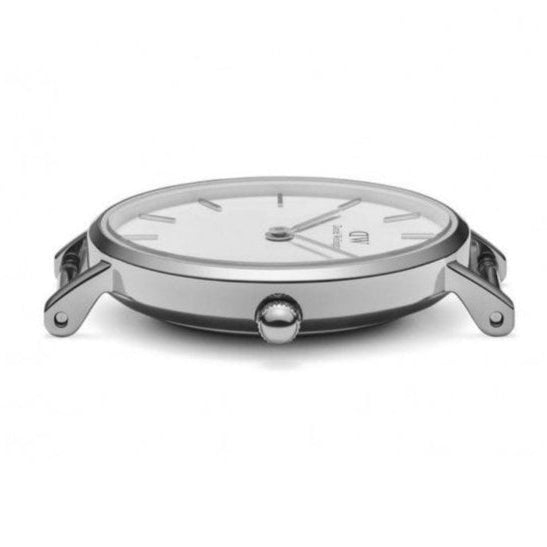 Daniel Wellington Petite Sterling White Dial Silver Mesh Bracelet Watch For Women - DW00100164 Buy Now By Daniel Wellington