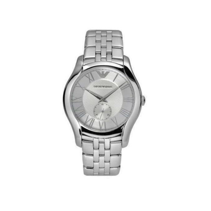 Emporio Armani Classic Quartz Silver Dial Silver Steel Strap Watch For Men - AR1788 Buy Now By Emporio Armani