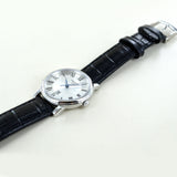 Tissot Carson Premium Lady Silver Dial Black Leather Strap Watch For Women - T122.210.16.033.00 Buy Now By Tissot
