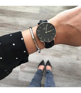 Daniel Wellington Classic Sheffield Black Dial Black Leather Strap Watch For Women - DW00100145 Buy Now By Daniel Wellington