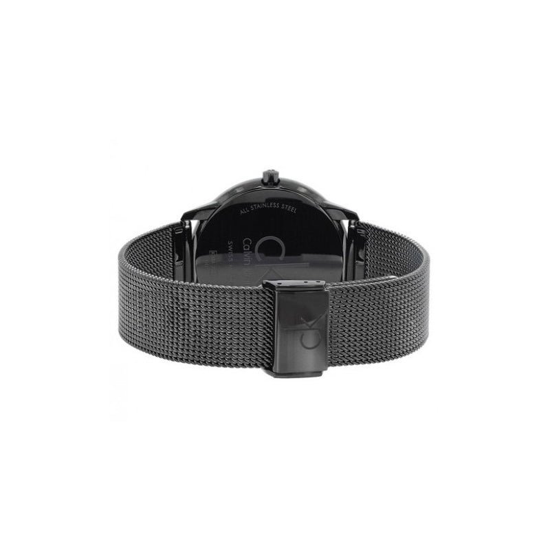 Calvin Klein Minimal Grey Dial Grey Mesh Bracelet Watch for Men - K3M517P4 Buy Now By Calvin Klein