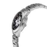 Shop Gucci G Timeless Quartz Diamonds Black Dial Silver Steel Strap Watch For Women - YA1265024 in USA