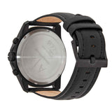 Armani Exchange Banks Chronograph Black Dial Black Leather Strap Watch For Men - AX1724 Buy Now By Armani Exchange