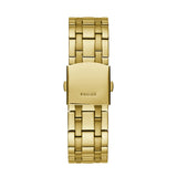 Guess Surge Chronograph Black Dial Gold Steel Strap Watch for Men - W1258G2 Buy Now By Guess