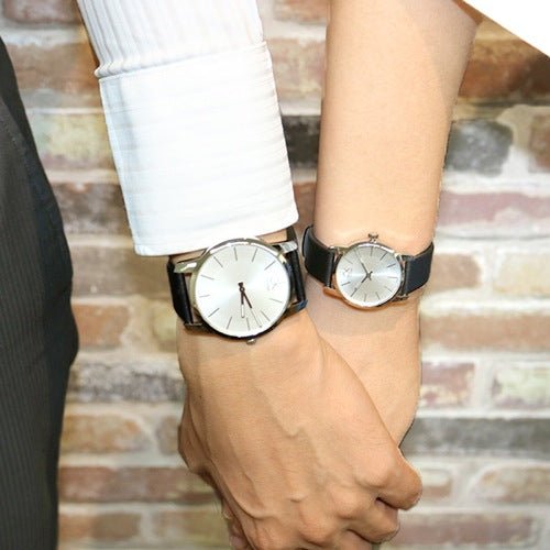 Calvin Klein City Silver Dial Black Leather Strap Watch For Women - K2G231C6 Buy Now By Calvin Klein