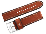 Fossil Nate Chronograph Navy Blue Dial Brown Leather Strap Watch for Men - JR1504 Buy Now By Fossil
