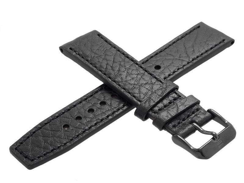 Shop Tommy Hilfiger Jackson Quartz Blue Dial Black Leather Strap Watch for Men - 1791241 in USA