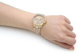 Michael Kors Everest Chronograph Crystals Gold Dial Gold Steel Strap Watch For Women - MK7254 Buy Now By Michael Kors