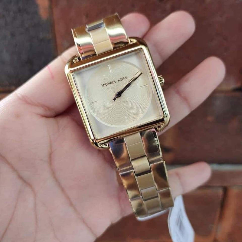 Michael Kors Lake Quartz White Dial Gold Steel Strap Watch For Women - MK3644 Buy Now By Michael Kors