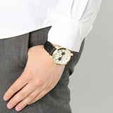 Fossil Grant Chronograph White Dial Black Leather Strap Watch for Men - FS5272 Buy Now By Fossil