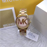 Michael Kors Mini Slim Runway Rose Gold Dial Two Tone Steel Strap Watch for Women - MK3650 Buy Now By Michael Kors