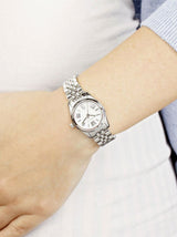 Michael Kors Lexington Quartz White Dial Silver Steel Strap Watch For Women - MK3228 Buy Now By Michael Kors