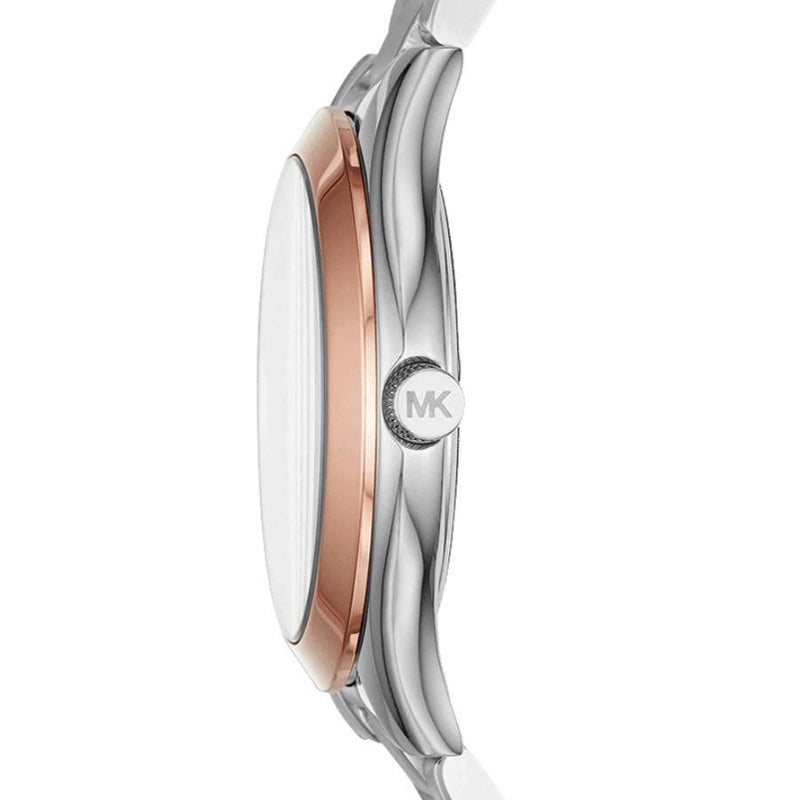 Michael Kors Mini Slim Runway Silver Dial Silver Steel Strap Watch for Women - MK3514 Buy Now By Michael Kors