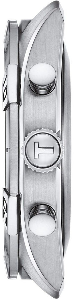 Tissot T Classic PR 100 Sport Chronograph Black Dial Silver Steel Strap Watch for Men - T101.617.11.051.00