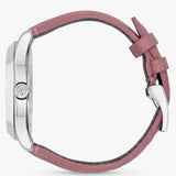 Shop Gucci G Timeless Quartz Candy Pink Dial Pink Leather Strap Watch For Women - YA1264030 in USA